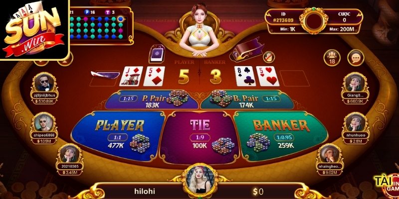 Luật chơi Baccarat Kim Tài theo tiêu chuẩn Sunwin