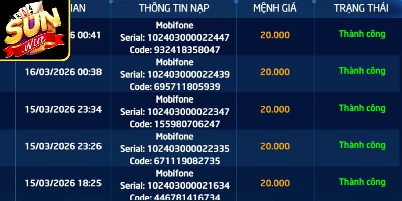 Các bước kiểm tra trạng thái nạp tiền chi tiết