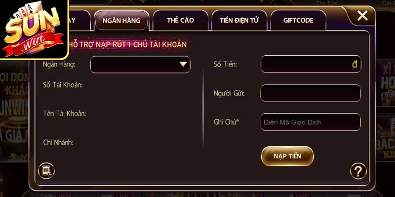 Các cách nạp tiền được nhiều người sử dụng hiện nay