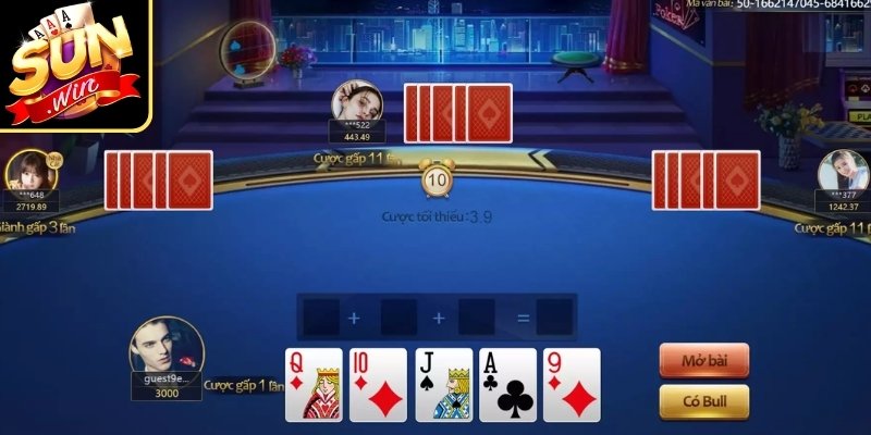 Cách chơi bài Bull Bull chi tiết cho newbie