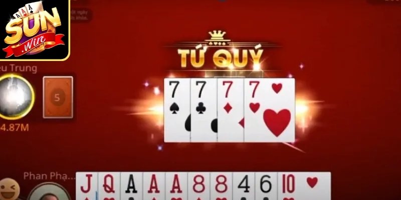 Khai thác đôi thông, tứ quý để lật ngược thế cờ
