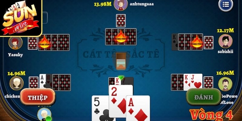 Catte hỗ trợ từ 2 đến 6 người tham gia trong mỗi ván đấu