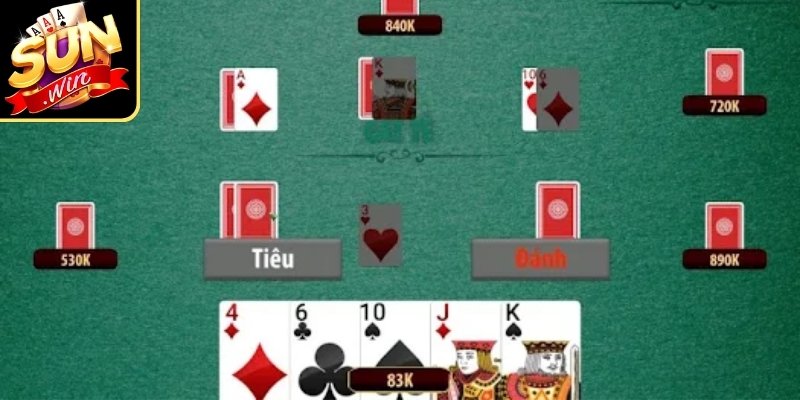 Cách chơi game bài Catte ở vòng chưng bài thứ năm