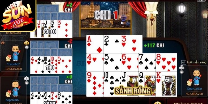 Cách chơi Mậu Binh ưu tiên phần đầu mạnh