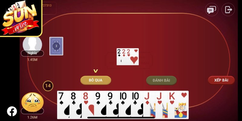 Cách chơi Tiến Lên Miền Bắc khi đọc bài đối thủ qua từng lượt đánh