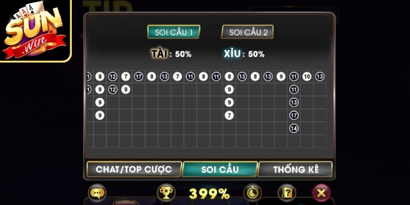 Công thức chơi Tài Xỉu dễ thắng theo cầu bệt