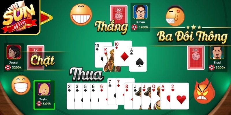 Đánh Sâm Sunwin - Luật Chơi Chi Tiết Và Chiến Thuật Hay 3 Quan sát từng đối thủ để đọc bài và chiếm ưu thế