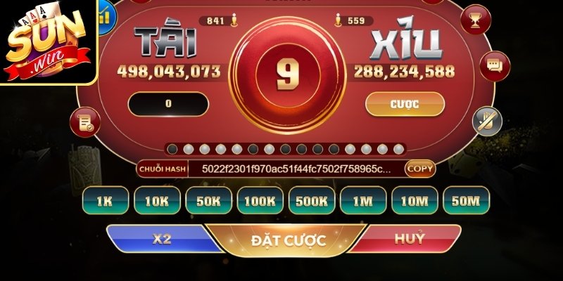 Tối ưu nhịp đặt cược trong game Tài Xỉu rút tiền mặt