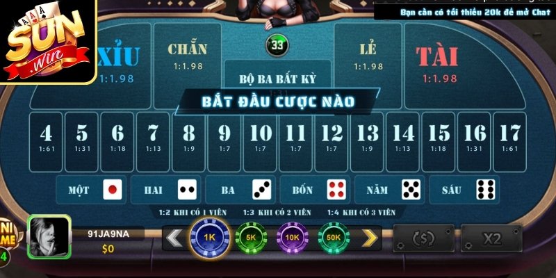 Cách xác định kết quả Tài Xỉu