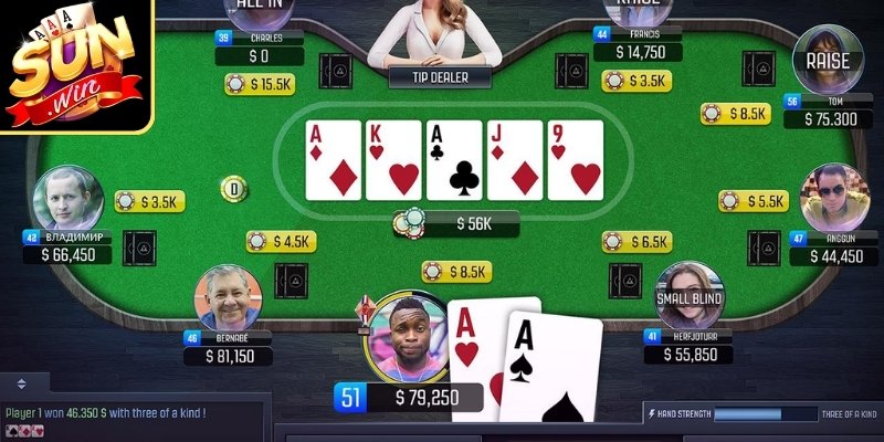 Tìm hiểu chi tiết luật chơi Poker online tại Sunwin